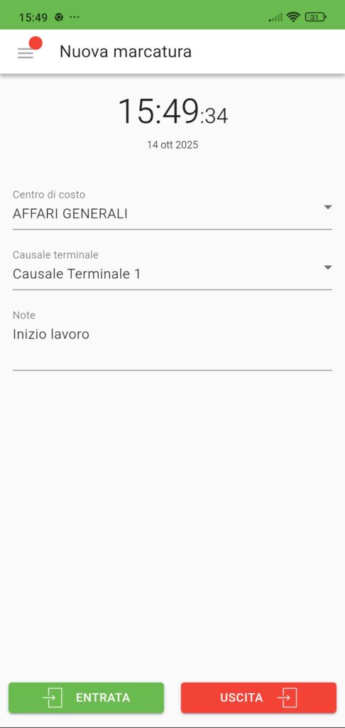 Rilevazione presenze