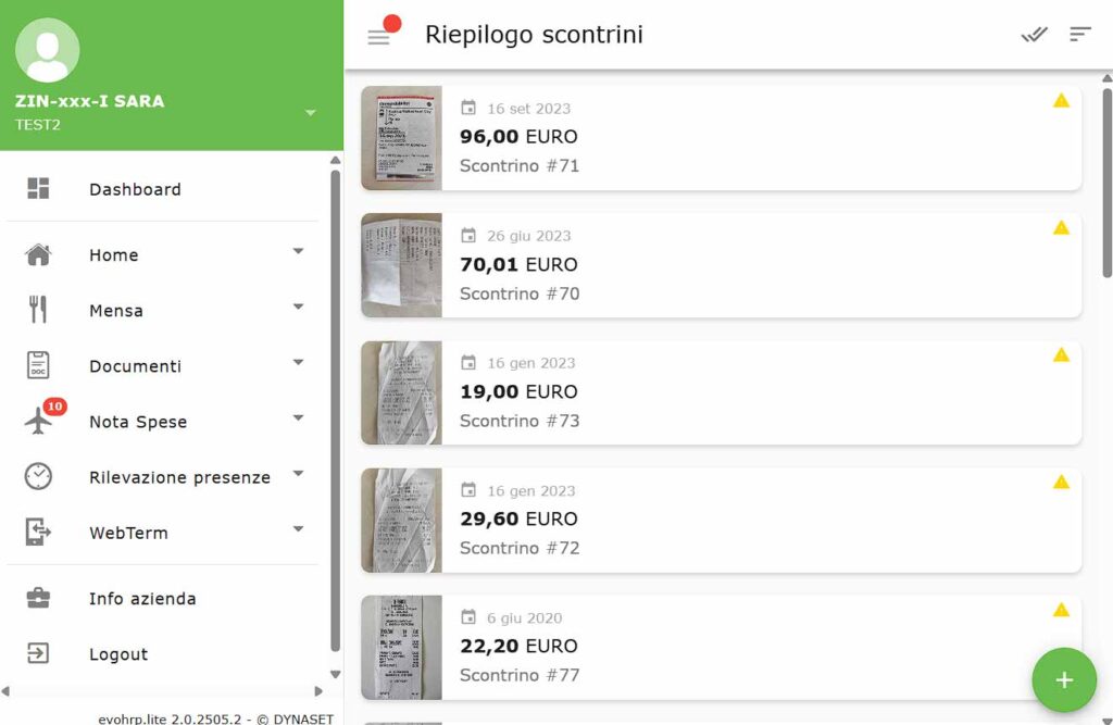 Trasferte e note spese