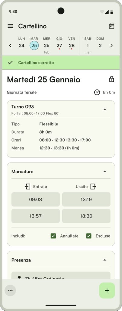 timbratura cartellino evohrp lite